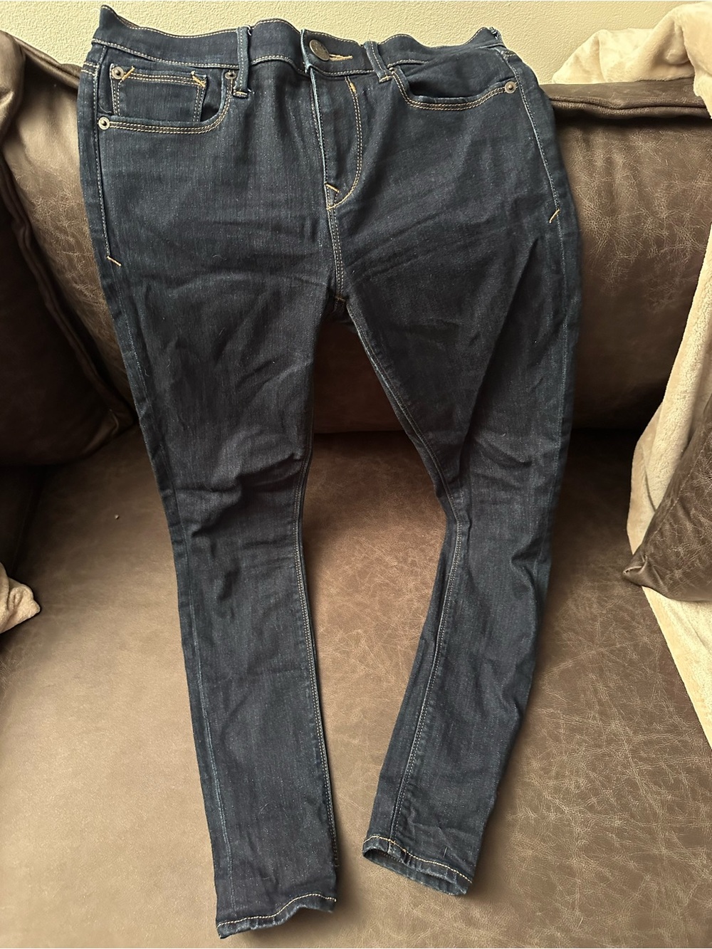 Express Women's Dark Indigo Skinny Jeans